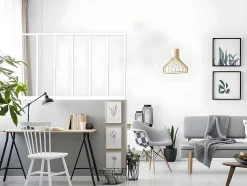 Divisória De Atelier Em Aluminio Termolacado Branco De 180X105 Cm - Bayview