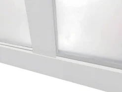 Divisória De Atelier Em Aluminio Termolacado Branco De 180X105 Cm - Bayview