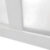 Divisória De Atelier Em Aluminio Termolacado Branco De 90X105 Cm - Bayview