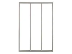 Divisória De Atelier Em Aluminio Termolacado Branco De 90X105 Cm - Bayview