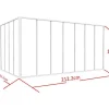 Divisória De Canto De Atelier Em Aluminio Termolacado C210 X L120 X A105 Cm Branco - Bayview