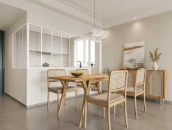 Divisória De Canto De Atelier Em Aluminio Termolacado C210 X L120 X A105 Cm Branco - Bayview