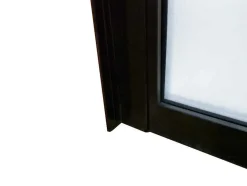 Divisória De Canto De Atelier Em Aluminio Termolacado C180 X L60 X A130 Cm Preto - Bayview