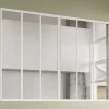Divisória De Correr Aluminio Termolacado Branco 180X130 Cm - Ravena