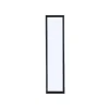 Divisória De Vidro Em Aluminio Termolacado 30 X 130 Cm Preto - Bayview