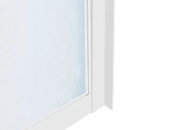 Divisória De Vidro Para Atelier Em Aluminio Termolacado 210X130 Cm Branco - Bayview