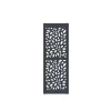 Divisória Em Aco Galvanizado L88 X A245 Cm Antracite Altura Ajustavel - Jaora