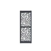 Divisória Em Aco Galvanizado L88 X A245 Cm Antracite Altura Ajustavel - Tirodi
