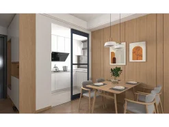 Divisória Envidracada Em Aluminio L88 X A245 Cm Antracite - Altura Ajustavel - Sagar