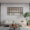 Divisória Estilo Estufa Aluminio Termolacado 210X105 Cm, Preto - Oransa