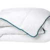 Edredão Quente Reciclado Da Dreamea Em Microfibra De 220 X 240 Cm - 350 G/M Com Borda Azul - Rosa