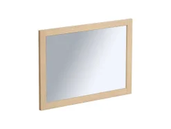Espelho Retangular Com Contorno Em Folha De Carvalho L50 X A70 Cm - Timea