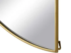 Espelho Semicirculo Design Em Metal C50 X A100 Cm Dourado - Gavra