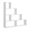 Estante Com 6 Compartimentos Disponivel Em Branco - Raja