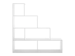 Estante Com 6 Compartimentos Disponivel Em Branco - Raja