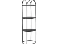 Estante De Metal 3 Prateleiras Preto - Graziela