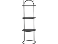 Estante De Metal 3 Prateleiras Preto - Graziela