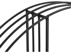 Estante De Parede Em Metal, 2 Prateleiras, Preto - Nacera
