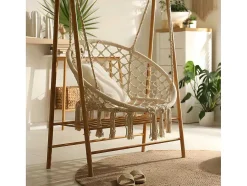 Estosa - Cadeira De Balanco Jane Round Hammock Garden