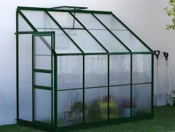 Estufa De Jardim Com Apoio De Parede Em Policarbonato De 2.9 M Zenais Com Base