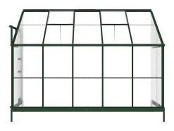 Estufa De Jardim Com Apoio De Parede Em Policarbonato De 3.7 M Calice Ii Com Base - Verde