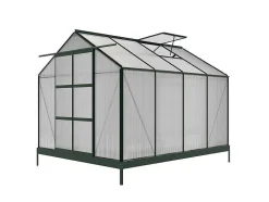 Estufa De Jardim Em Policarbonato De 7.5 M Greenea Ii Com Base