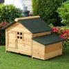 Galinheiro Em Madeira Com Poedouro Para 2 Galinhas C. 106 X L. 64 X A. 71 Cm Natural - Anser