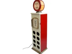 Garrafeira Com Lampada Para 8 Garrafas De A.112 Cm Cor Branco Com Manipulo A Esquerda - Drive-In
