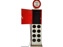 Garrafeira Com Lampada Para 8 Garrafas De A.112 Cm Cor Branco Com Manipulo A Esquerda - Drive-In