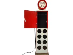 Garrafeira Com Lampada Para 8 Garrafas De A.112 Cm Cor Branco Com Manipulo A Esquerda - Drive-In