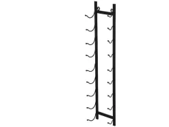 Garrafeira De Parede, 9 Garrafas, L19 X A92 Cm Metal Preto - Routal