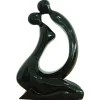 Grande Escultura Chloe Em Resina Preta - C32 X L12 X A47 Cm