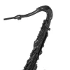 Grande Estátua De Saxofone Em Resina C29 X L16 X A62 Cm Preto - Musania