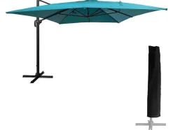 Guarda-Chuva Molokai Rectangular De 3X4M Azul + Tampa