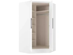 Guarda-Roupa De Canto Com 2 Portas C101 Cm Branco - Aurali
