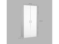 Guarda-Roupa Flavia, Branco, 80X47X180 Cm, Epikasa