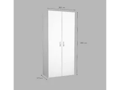 Guarda-Roupa Flavia, Branco, 80X47X180 Cm, Epikasa