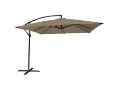 Guarda-Sol Offset Molokai Quadrado 2,7X2,7M Taupe