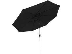 Hapuna Guarda-Chuva Redondo Recto 3,30M De Diametro Preto