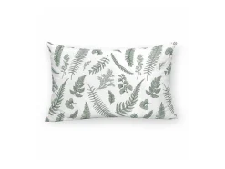 Housse De Coussin 100% Coton 1 Piece Vert A Motifs Vegetaux 30X50