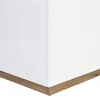 Ilha Central De Cozinha Com 2 Portas E 1 Nicho Em Mdf, Natural E Branco - Corelina