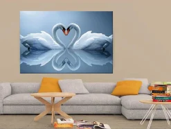 Impressao Em Tela Cisne, Multicolorido, 150X3X100 Cm, Epikasa