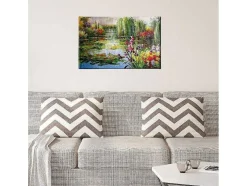 Impressao Em Tela Monet Nenufares, Multicolorido, 70X3X45 Cm, Epikasa