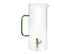 Jarro + Conjunto De 4 Copos Com Cacto - Puntia