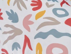 Jogo De Cama Reversivel Algodao De 57 Fios/Cm , Capa De Edredão 220X240 Cm + 2 Fronhas 63X63 Cm Multicolor - Sonira