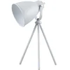 Lampada De Mesa Marla, Branco, 25X21X43,5 Cm, Epikasa