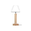 Lampada De Mesa Quad, Carvalho, Branco, 51X51X162 Cm, Epikasa