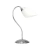 Lampada De Mesa Viletta, Cromio, Branco, 22X22X44 Cm, Epikasa