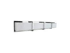 Lampada De Parede Zoey, Cromio, Branco, 89X8X13 Cm, Epikasa