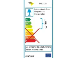 Lampada De Parede Zoey, Cromio, Branco, 89X8X13 Cm, Epikasa